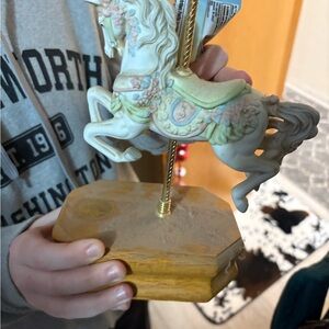 Vintage Carousel Horse Figurine